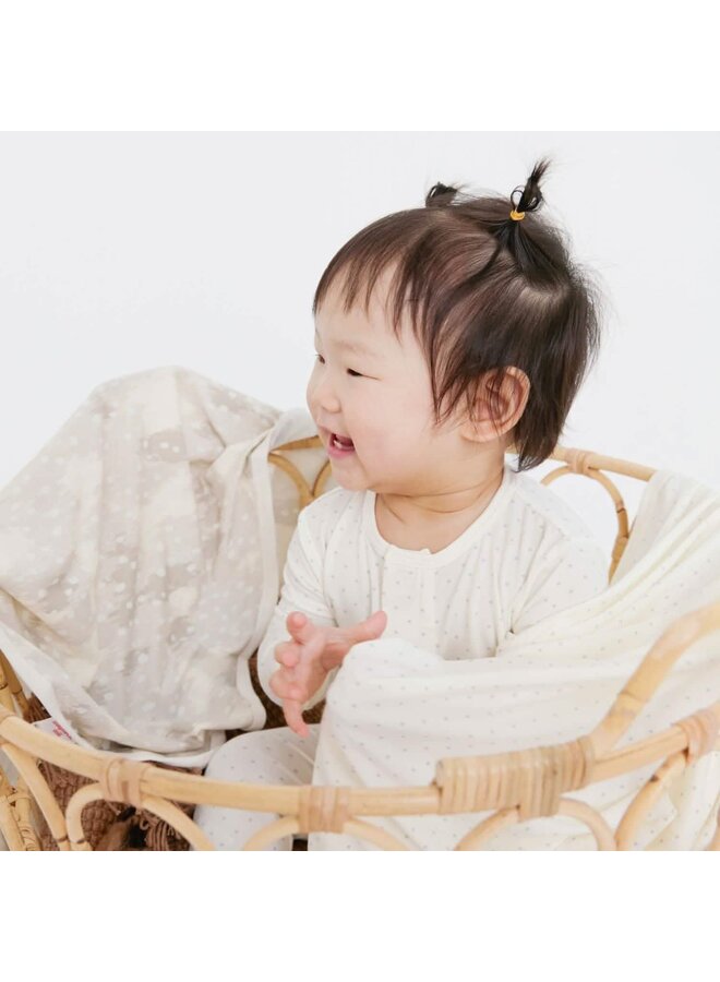 Pin Dot Cream Magnetic Footie