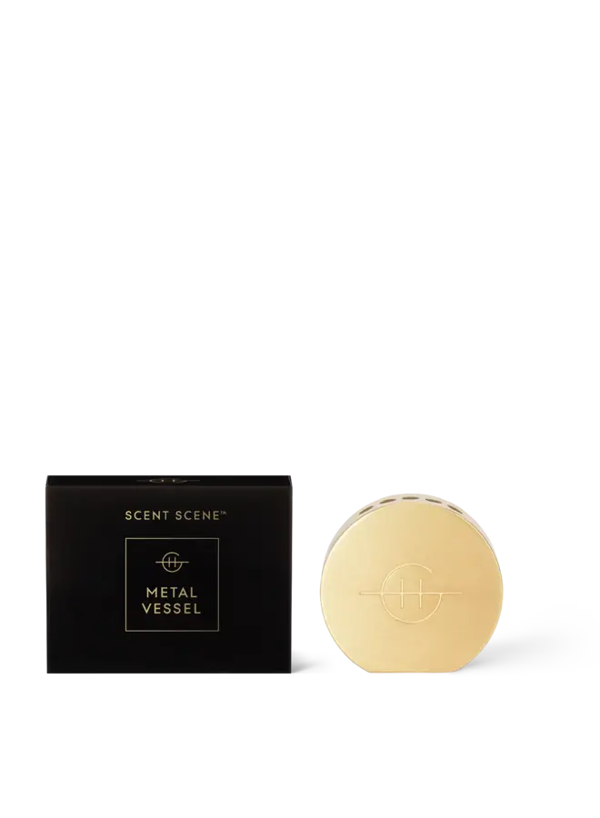 Scent Scene Metal Vessel - Gold
