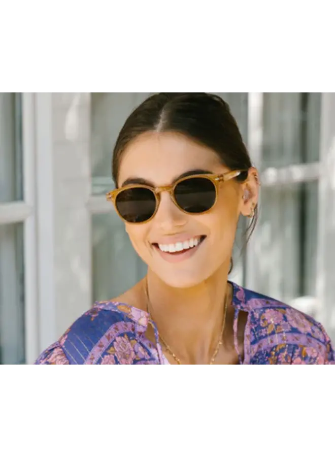 Boho Polarized Sunglasses - Amber