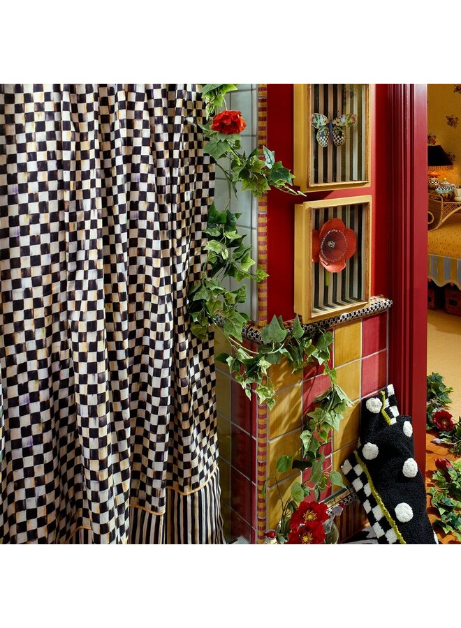 Courtly Check Shower Curtain