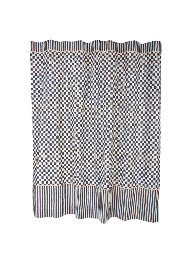 Courtly Check Shower Curtain