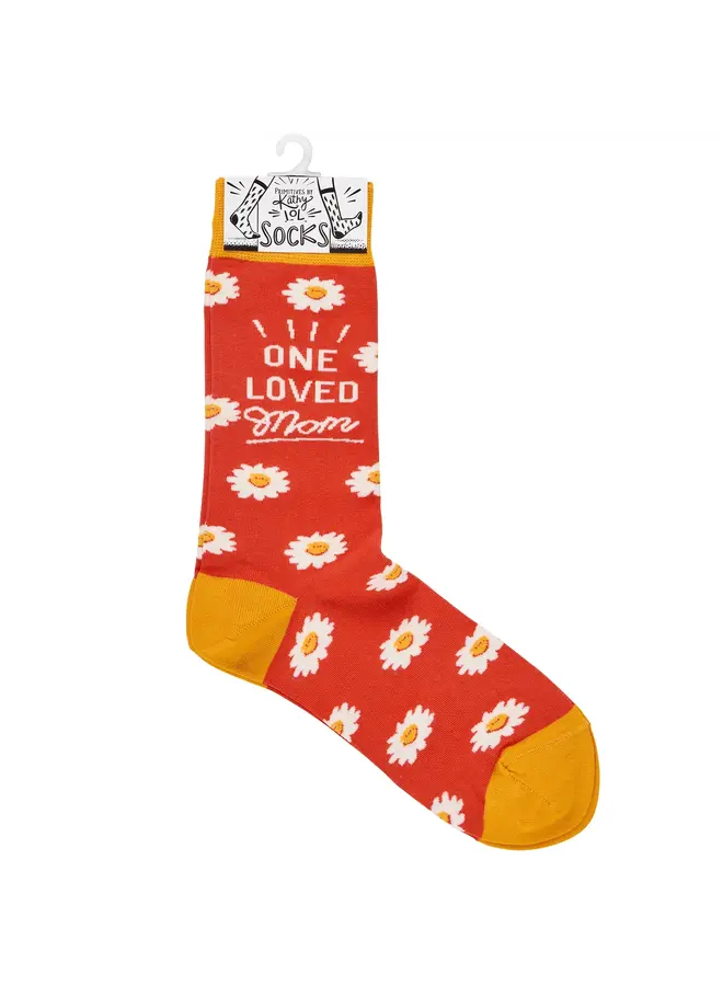 One Loved Mom Socks