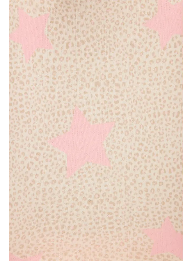 Stay Wild Pointelle Fitted Long Sleeve Top -