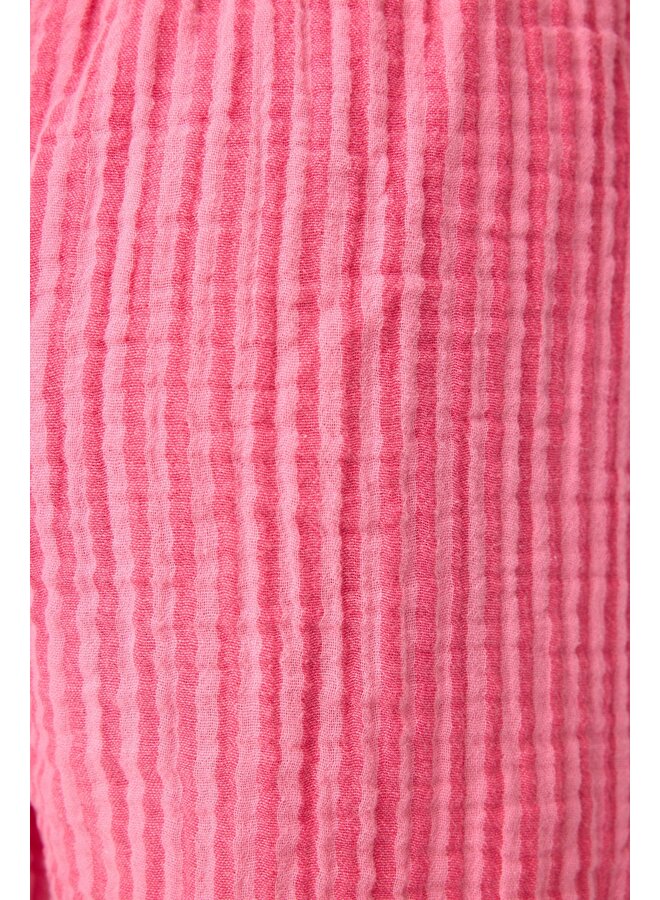 Back From the Beach Striped Gauze Shorts -