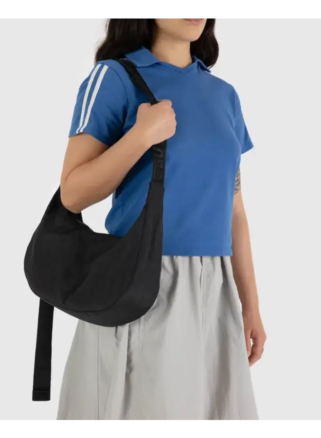 Medium Nylon Crescent Bag -