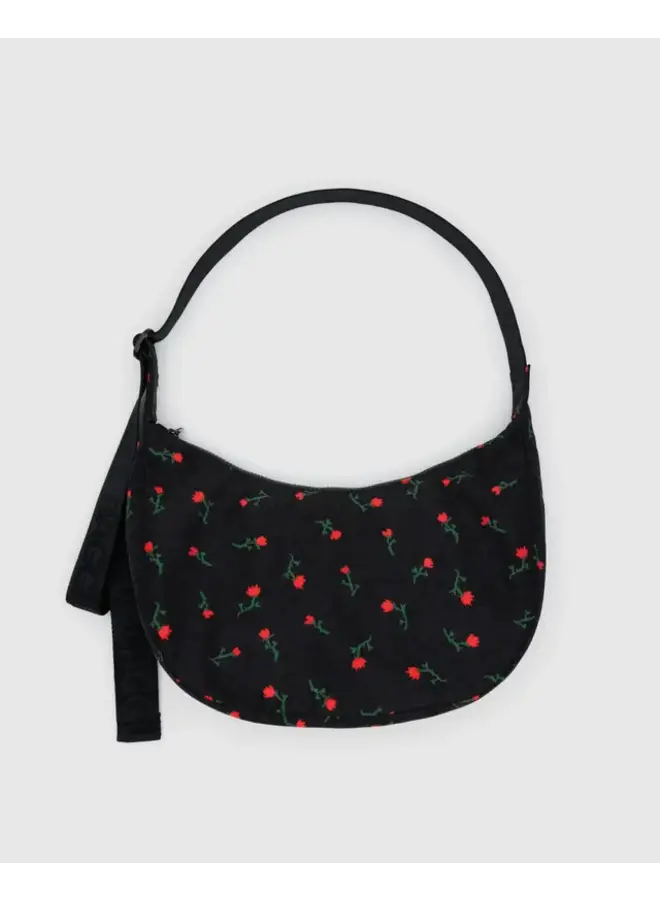 Medium Nylon Crescent Bag -