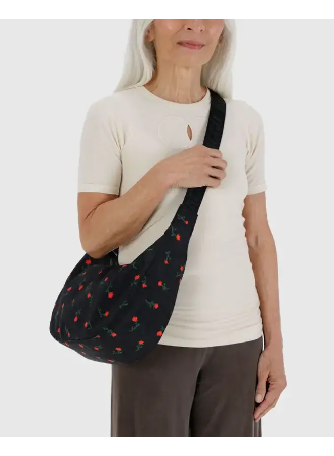 Medium Nylon Crescent Bag -