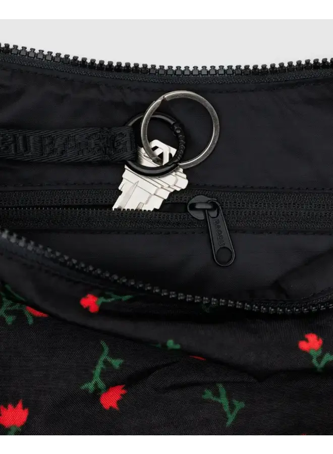 Medium Nylon Crescent Bag -