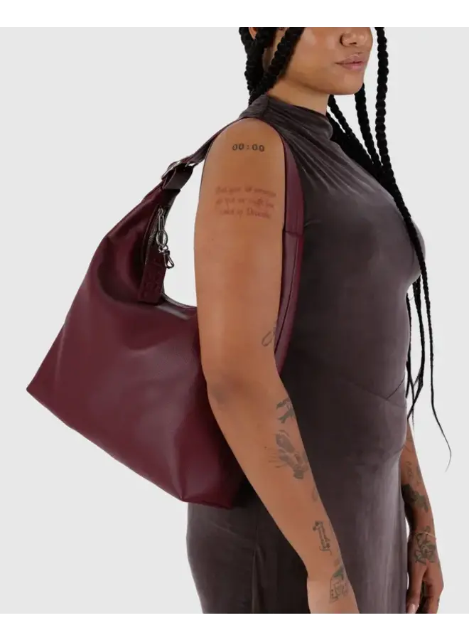 Recycled Leather Shoulder Bag -