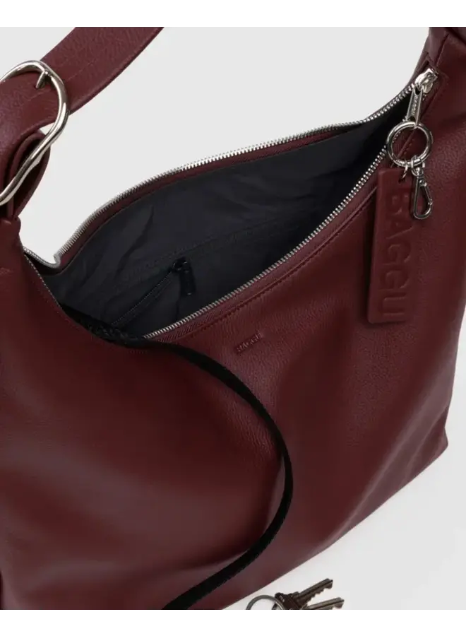 Recycled Leather Shoulder Bag -
