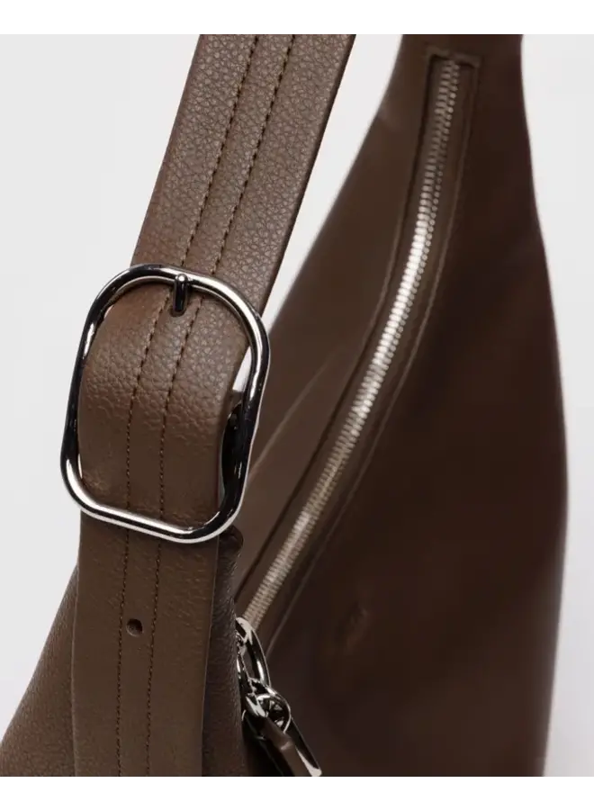 Recycled Leather Shoulder Bag -
