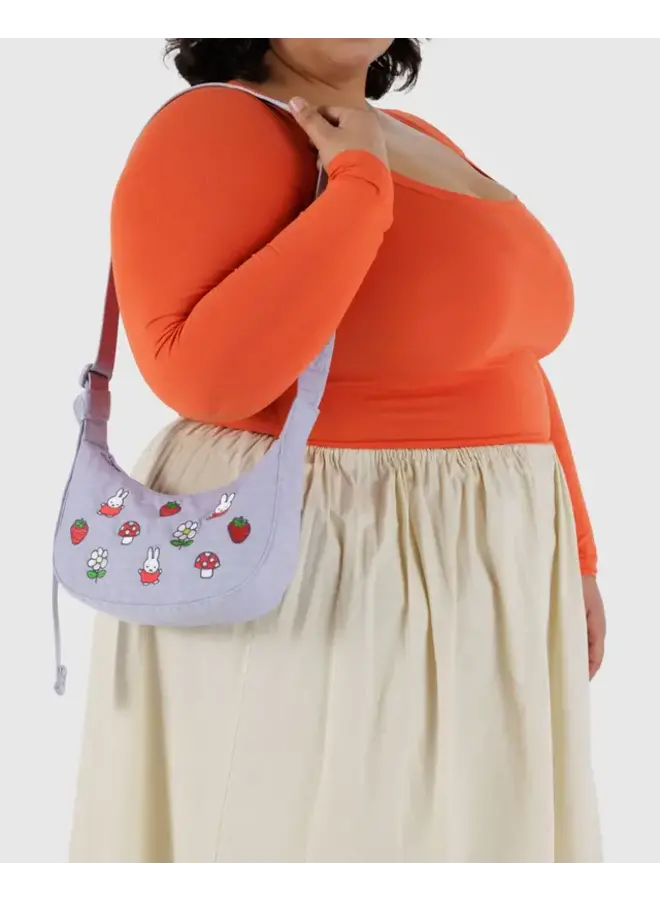 Small Nylon Crescent Bag -