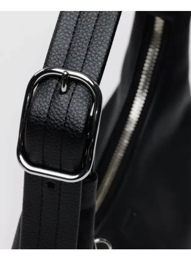 Mini Recycled Leather Shoulder Bag -