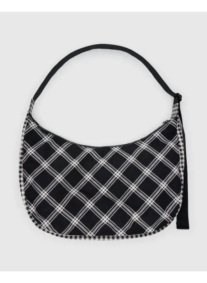 Large Nylon Crescent Bag -