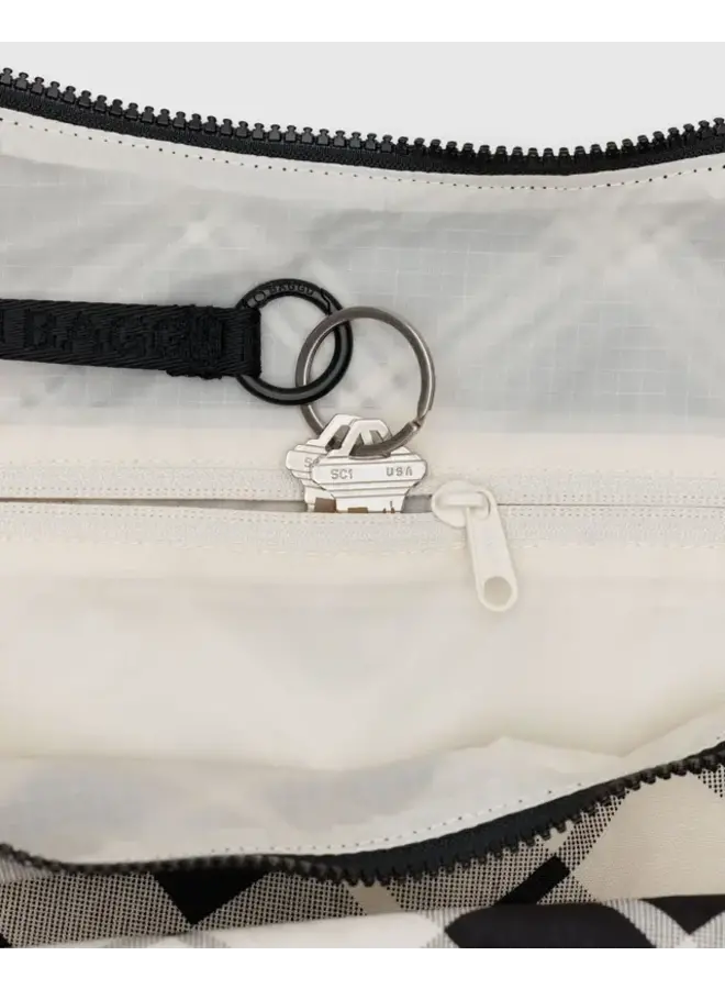 Large Nylon Crescent Bag -