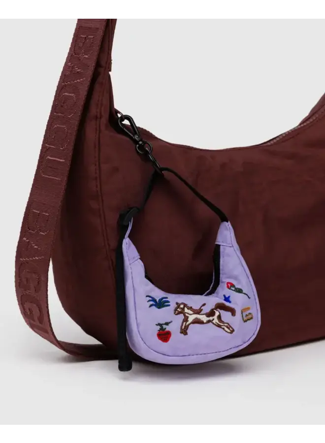 Crescent Bag Charm -