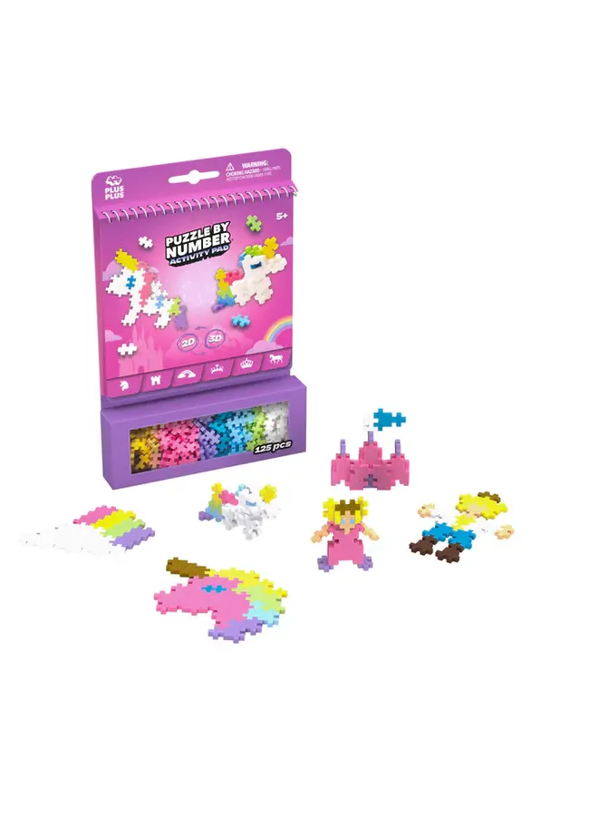 Puzzle By Number Activity Pad - Fairytale