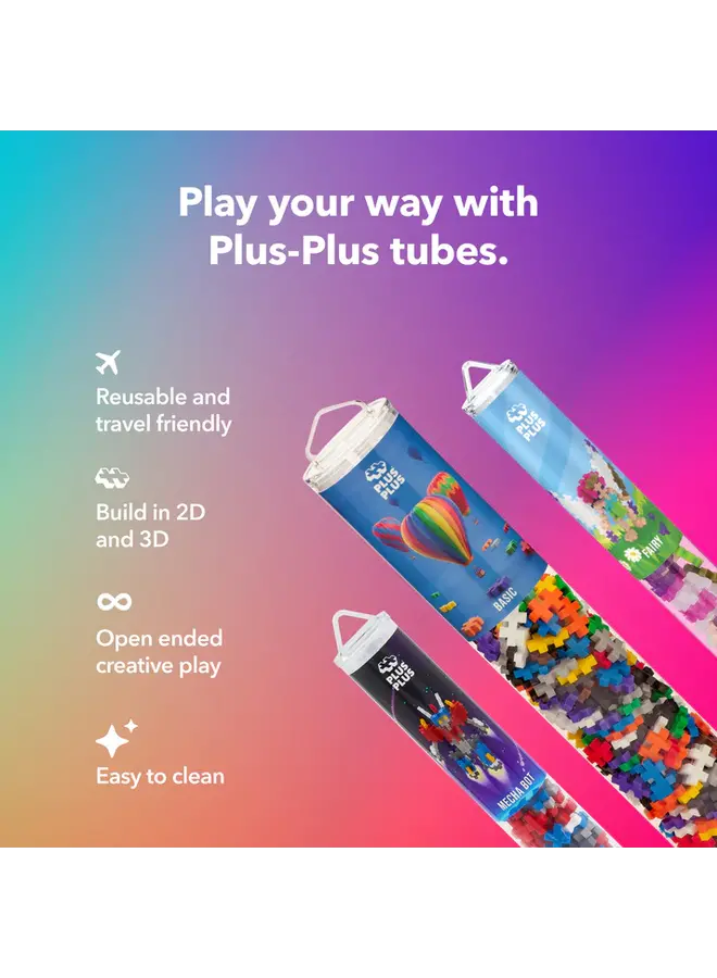 Tube 200 Pc - Color Cars - Hero