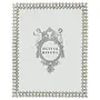 Silver Crystal & Pearl 8"x10" Frame