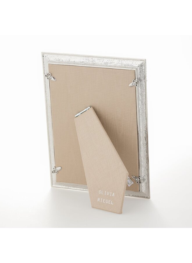 Silver Classic Crystal Pavé 5" x 7" Frame