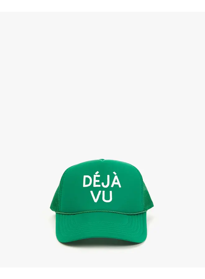Green Trucker Hat- Deja Vu