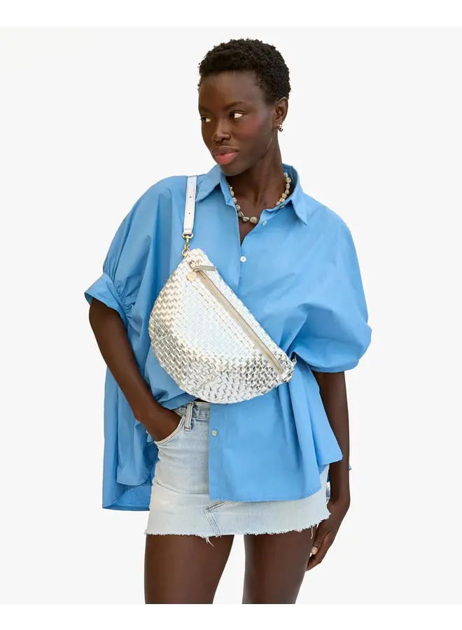 Grande Fanny - Specchio Woven Checker - Silver