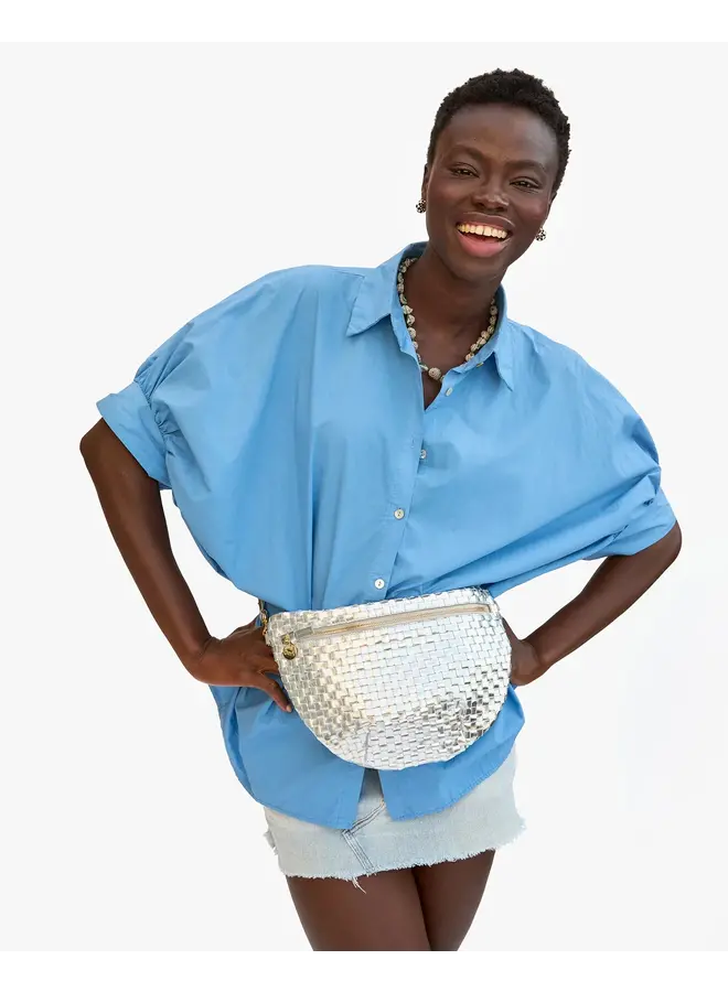 Grande Fanny - Specchio Woven Checker - Silver