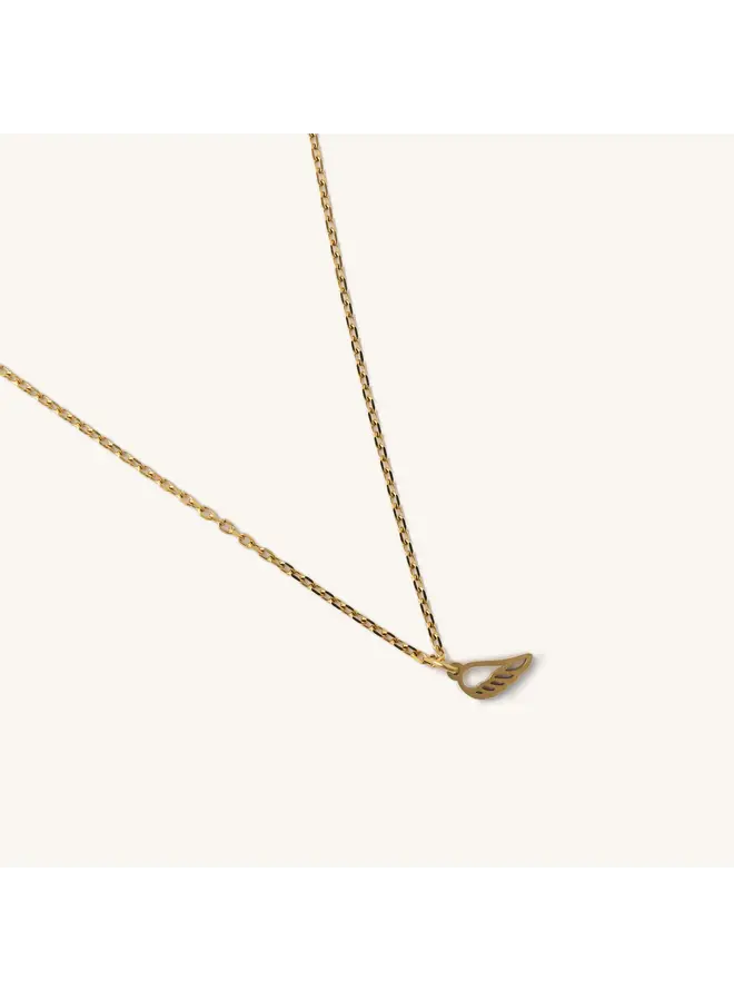 Gold Angel Wing Necklace