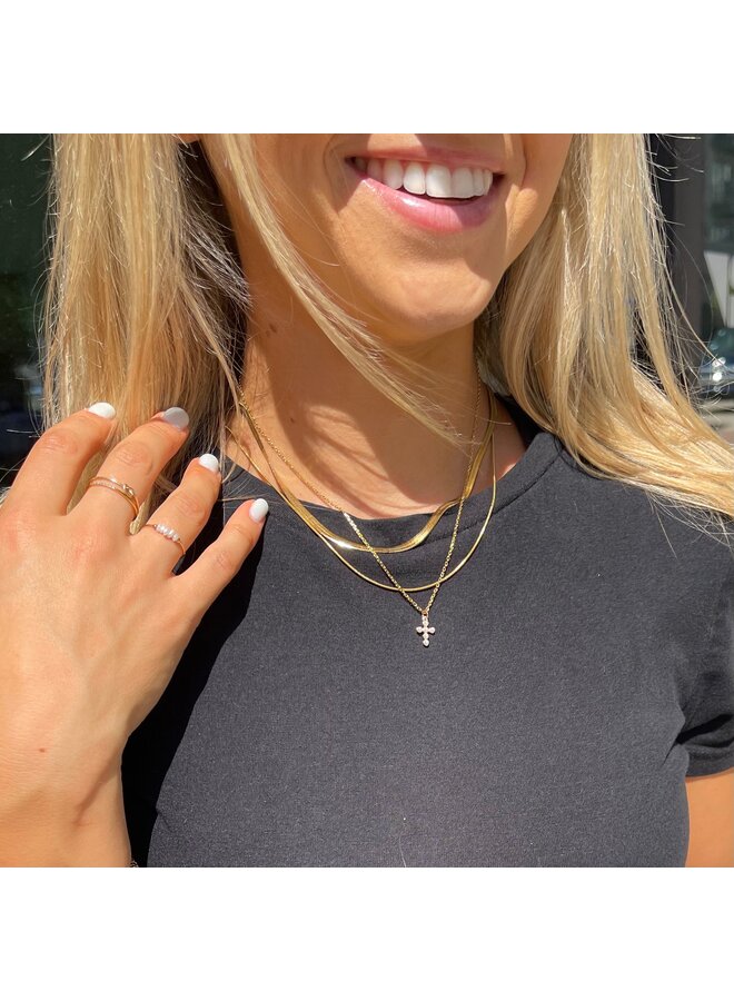 Pearl Cross Necklace