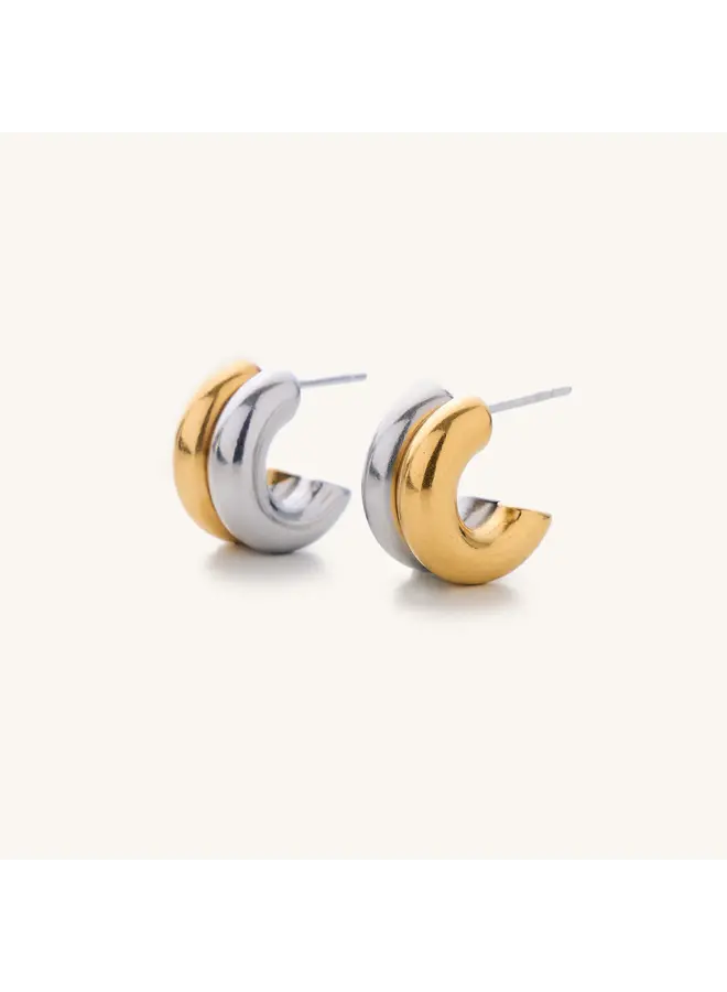 Two Tones Tube Hoops