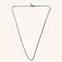 Micro Tennis Necklace (Waterproof) - Silver