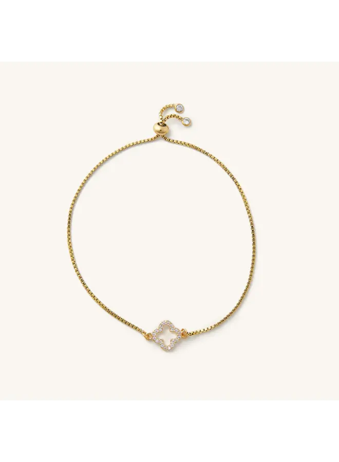 Crystal Flora Slider Bracelet