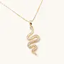 Shimmering Snake Adjustable Necklace