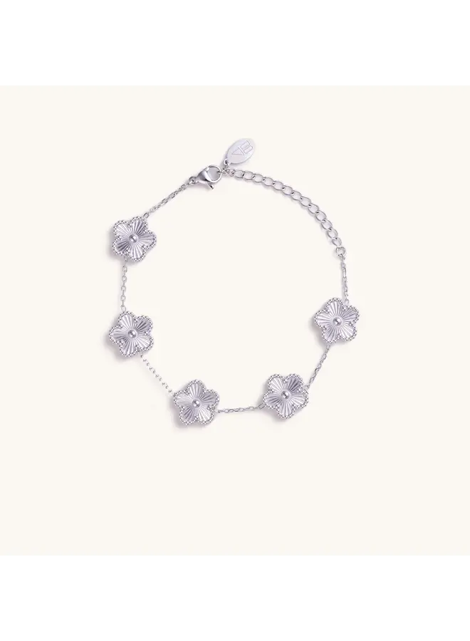 Silver Flora Bracelet