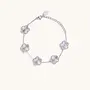 Silver Flora Bracelet
