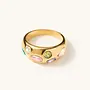 Lizzy Multi Gem Chunky Ring -