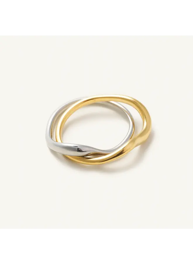 Devin Mixed Metal Ring -