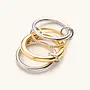 Olivia Mixed Metal Stacked Ring Set - Size 9