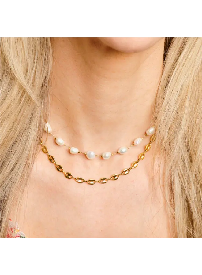 Millie Coffee Bean Choker