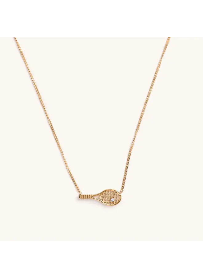 Tennis Racket Necklace