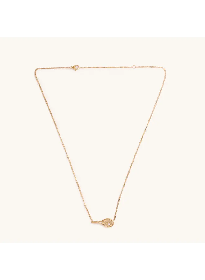 Tennis Racket Necklace
