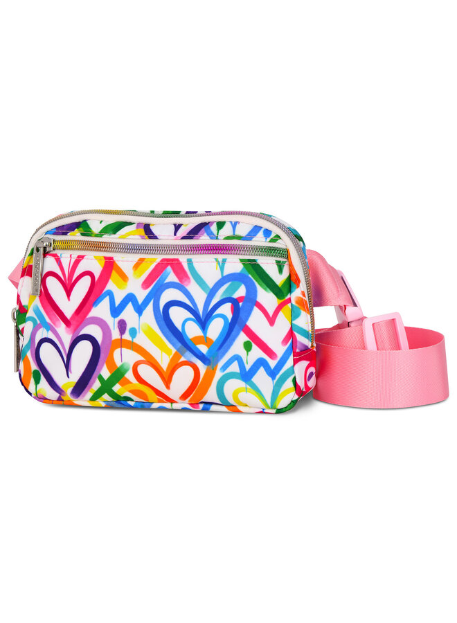 Corey Paige Hearts Belt Bag