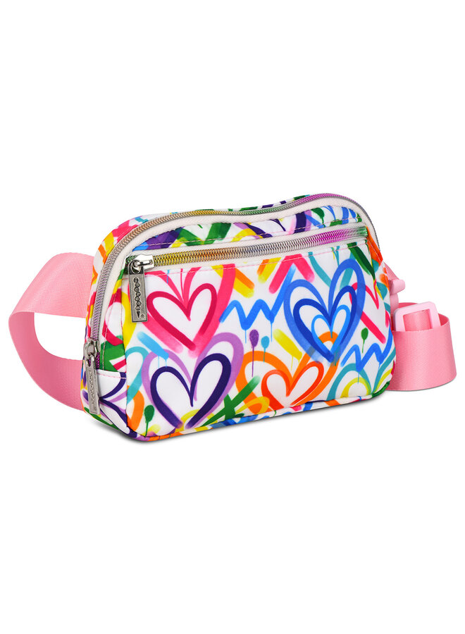 Corey Paige Hearts Belt Bag