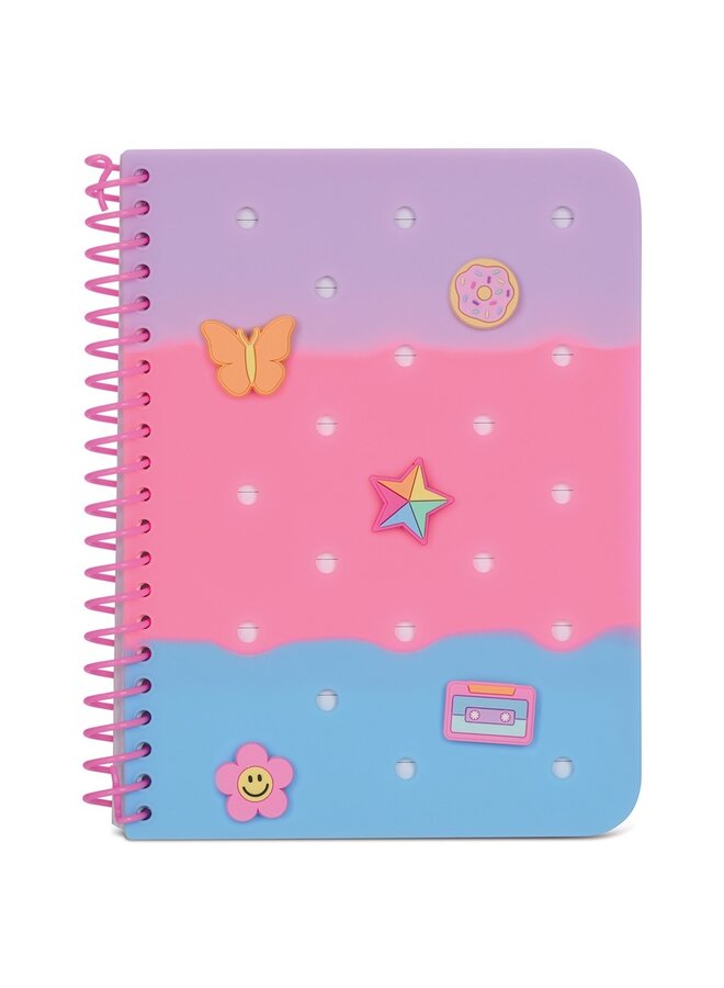 Tie Dye Charmed Journal (Includes 5 Charms)