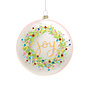 Confetti Joy Wreath Disc Ornament for Melina