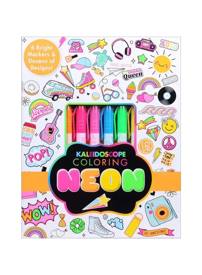 Kaleidoscope Coloring : Neon