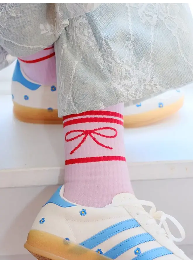 Bow Coquette Tube Socks
