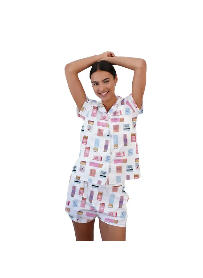 Pajama Short Set - Taylor Matches -
