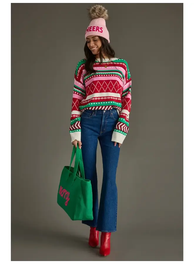 Multicolored Winter Sweater -