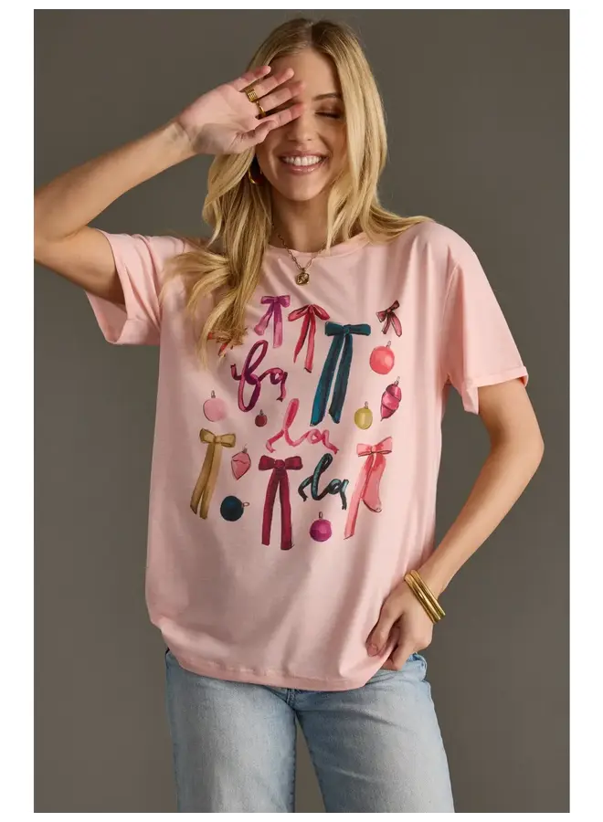 Fa La La & Bows Tee -